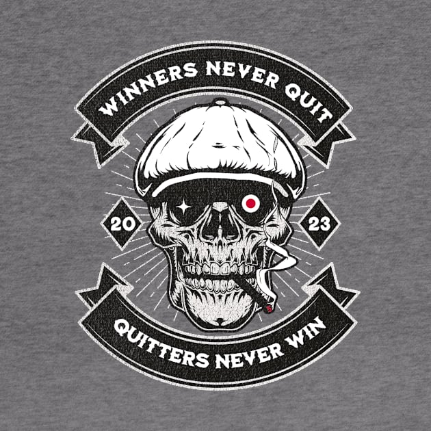 Winners Never Quit t-shirt, motivational t-shirt, Unisex t-shirt, ladies t-shirt, t-shirt for men, gift, gym t-shirt,  workout t-shirt, tees by Clinsh Online 